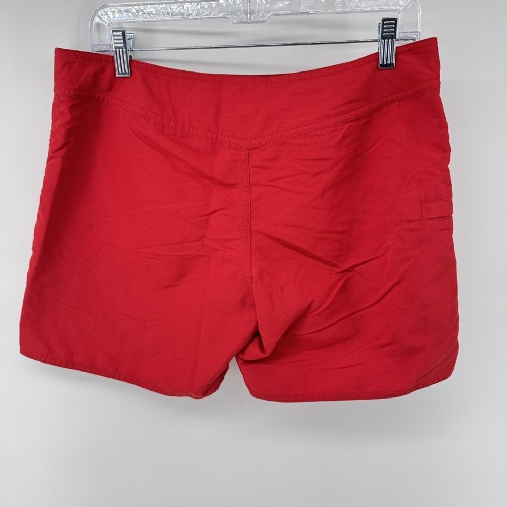 Patagonia Water Girl Shorts Womens 10 Crimson Red Drawstring Board Short Solid - Picture 7 of 9